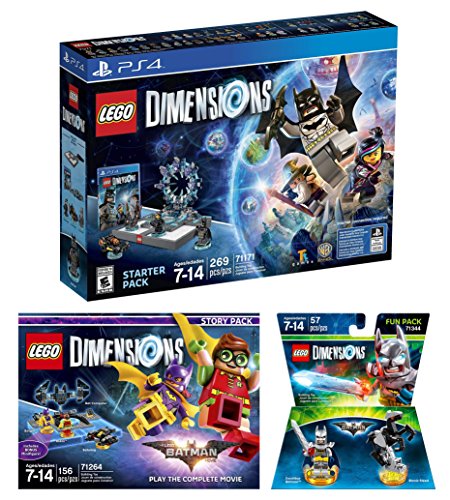 LEGO Dimensions Starter Pack + Lego Batman Movie Story Pack + Excalibur Batman Fun Pack za PS4