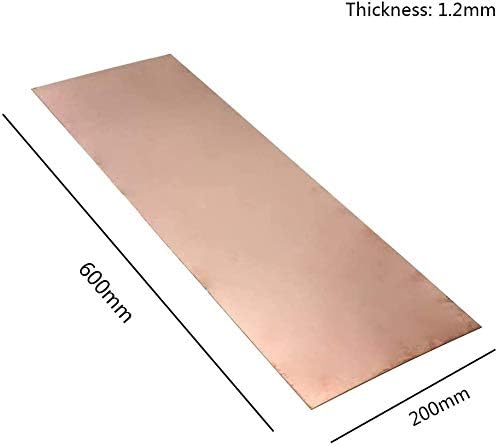 Stvorite dizajn mjedene ploče bakreni lim 1. 2mm 100mm * 600mm Metal je izrezan vrhunske kvalitete, metalna bakrena folija 1,2 mm *
