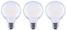 60-vatni ekvivalent od 925-metarskog staklenog filamenta LED Vintage Dnevna žarulja (3 kom.