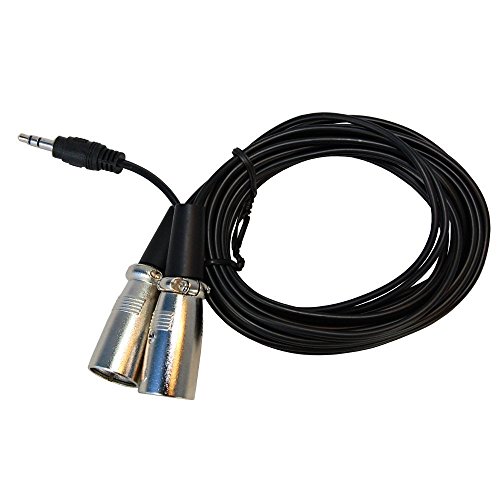 Kabel kabel HQRP 1/8 s dva XLR priključcima za studio Behringer B2031A/monitora M-Audio BX5a/M-Audio BX5 D2 Plus HQRP Coaster