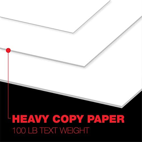 ACCENT neprozirni papir s bijelim pisačem, 8,5 ”x 11” 40 lb obveznica/100 lb tekstualni papir, 250 listova - Premium glatki računalni
