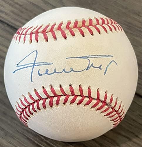 Willie Mays Giants JSA potpisao bejzbol NL Ball William White Autograph - Autografirani bejzbols