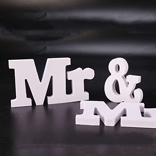 Drveni znak Bibabala Mr & Mrs., Mr & Mrs+Love Wooden Pisms Wedding Recept Sign SIGN SOLIČKI RAZRED STOLKER SEDOR, vjenčani rekviziti