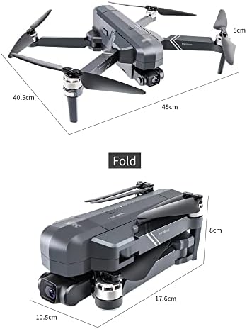 HJLXMF Professional Drone 5G 4K HD kamera Gimbal Gimbal Brush bez četkica za zračne fotografije WiFi FPV GPS drone sklopivi prijenosni