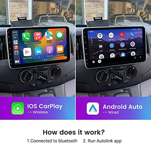 Roadanvi 10.2 8GB+128 GB Double Din Android Car Stereo bežični CarPlay Andorid Auto WiFi+4G LTE CAR RADIO BLUETOOTH SCREEN TECHER SCREEN