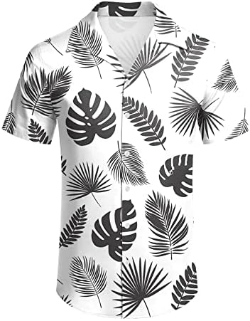 2023. Novi muškarci povremeni proljetni kratki rukav proljetni ljetni vrat 3d tiskane košulje modne gornje bluze košulje aktivne