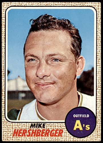 1968. Topps 18 A Mike Hershberger Oakland Athletics VG/Ex Atletics