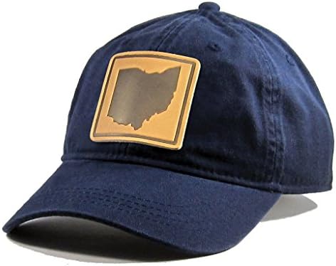 Majice od pamučnog kepera, Muški Kožni šešir s Ohio flasterom