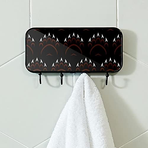 Lyetny držač ručnika zidni stalak za ručnike za ručnike dekor kupaonica ogrtač za ogrtač odjeća grizzly medvjed kandža za kupanje ručnika