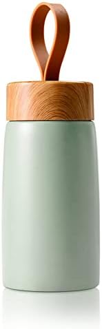 Termos boca za vodu mini prijenosna šalica za kavu putna šalica od nehrđajućeg čelika vakuum izolirana termos boca za čaj čaša sa širokim