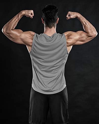 Drskin muške 4 ili 3 pakiranja tenk vrhovi košulje bez rukava atletski mišićni mreža za suho fit teretana trening fitness fitness