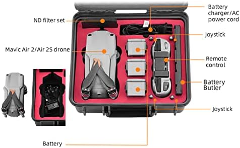 HEIYRC vodootporna futrola za tvrdo nošenje za DJI Air 2S/Mavic Air 2 Drone Fly više kombinirana kutija