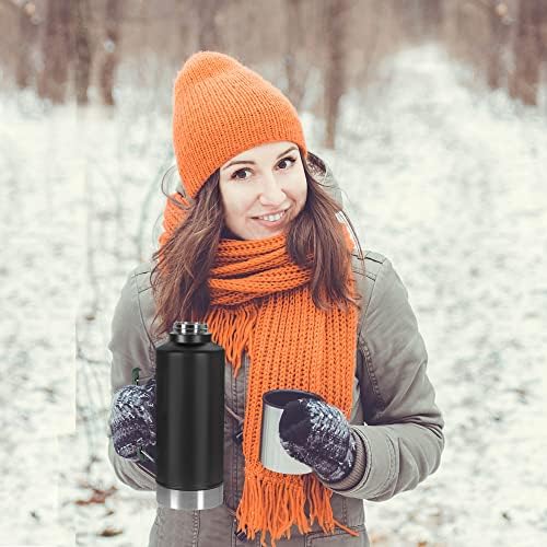 Vakuumski izolirana boca za vodu, termos boca za kavu od nehrđajućeg čelika sa širokim otvorom za tople i hladne napitke, izolirani