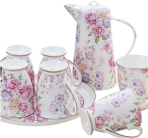 Hdrzr cvjetni rattan kosti Kina čaj od čaja s pladnjem set čaša keramička čaša velikog kapaciteta set set za čaj od kućanstva